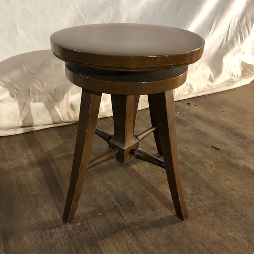 Adjustable brown piano stool