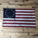 13 States American Flag Weathered