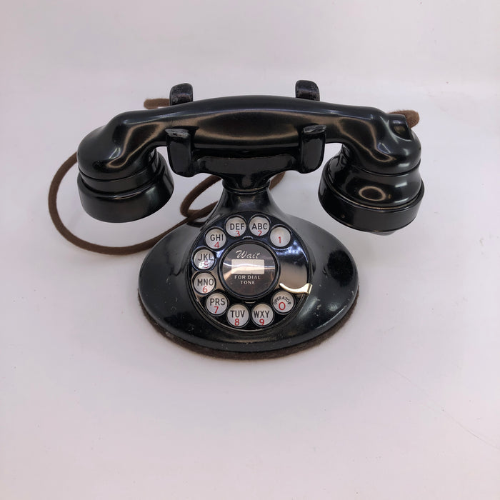 Antique Black Rotary Telephone