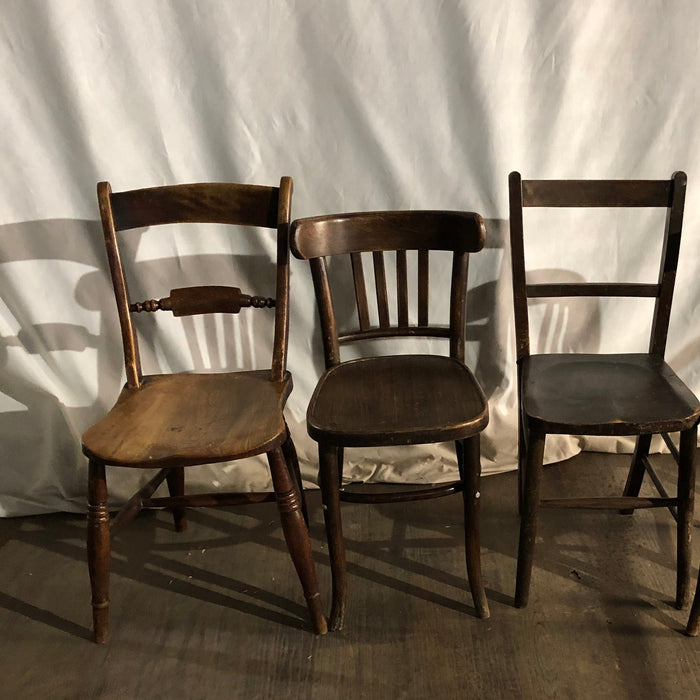 Assortment of Brown Chairs