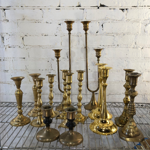 Assortment of Taper Candle Holders