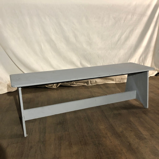 Grey Long Wooden Bench, Rehearsal Bench  