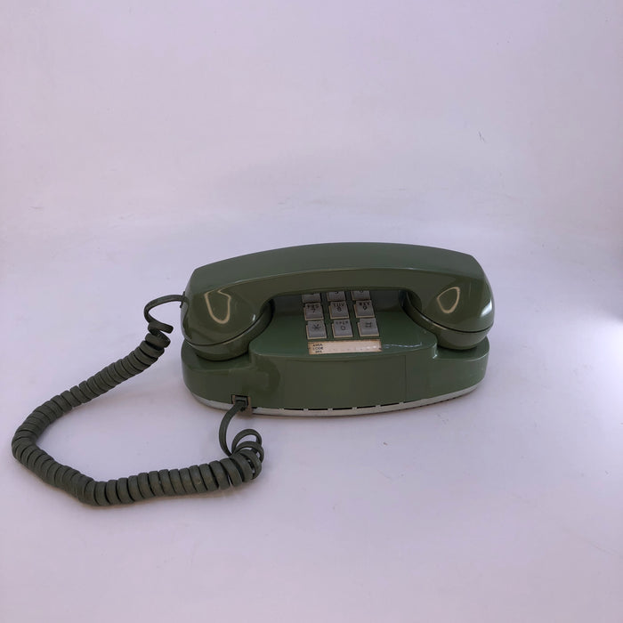 Green Princess Push Button Phone