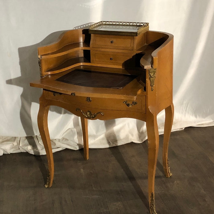 antique writing desk curved