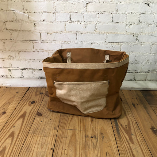 Brown Canvas Travel Bag