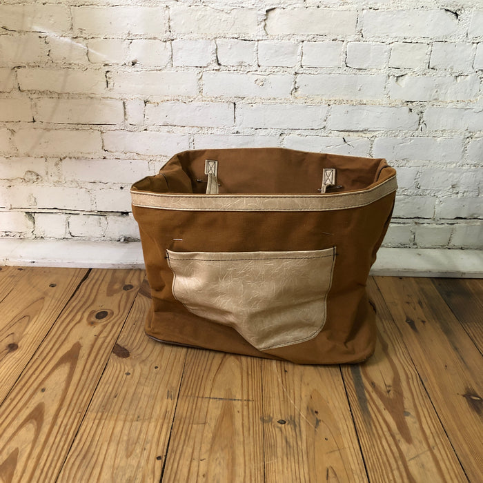 Brown Canvas Travel Bag