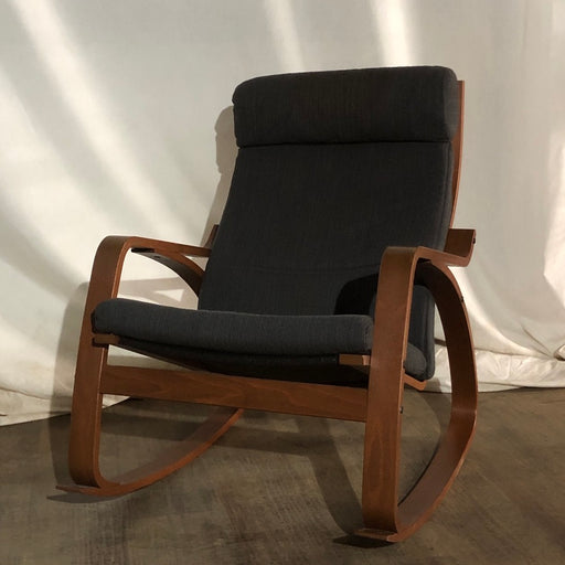 cushioned rocker lounge chair