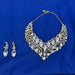 Cascading Crystal Necklace/Matching Earrings