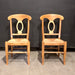 Blonde Chairs with Straw weave