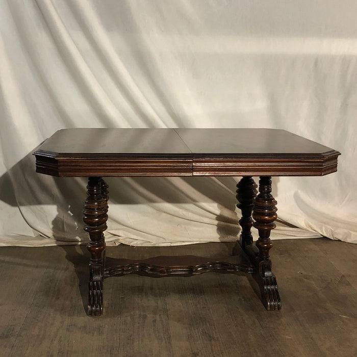 Trestle Dining Table with Jacobean legs