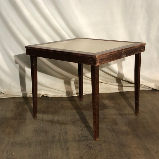 Wooden Folding Card Table with Blonde Top