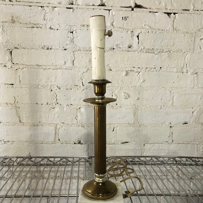 Faux Candlestick  and Holder Light