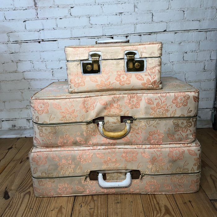 Floral Rehearsal Suitcases