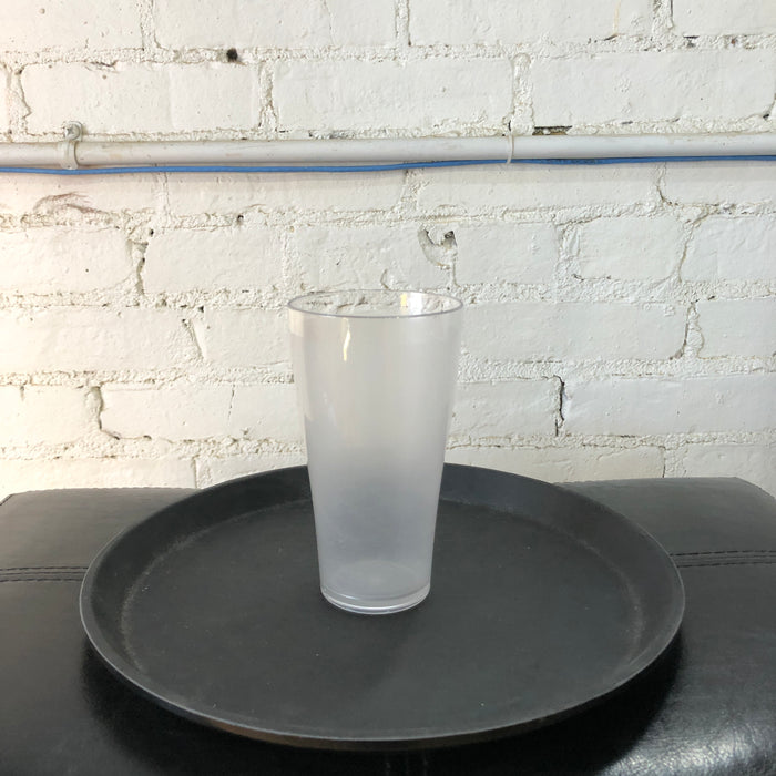 Frosted Plastic Highball Glass