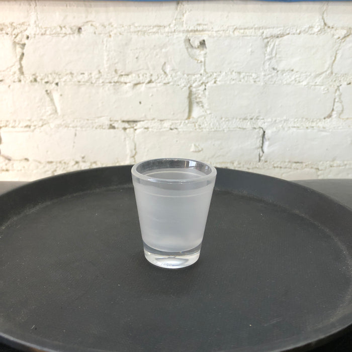 Frosted Plastic Shot Glass