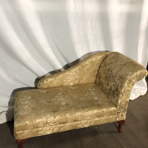 Gold Floral Chaise Lounge