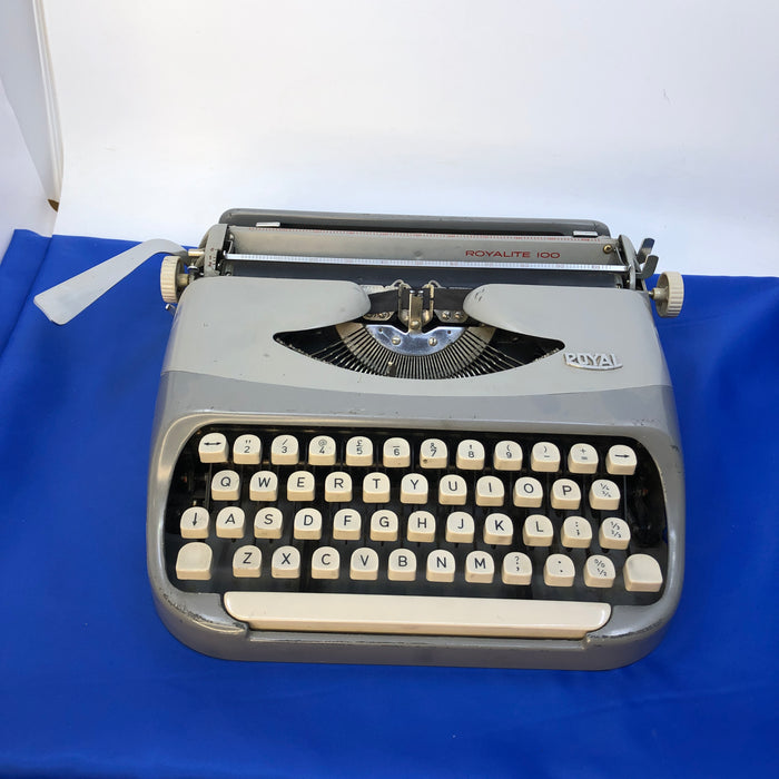 Gray Royal Typewriter