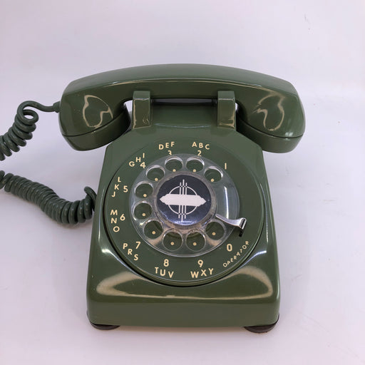 Green Rotary Telephone