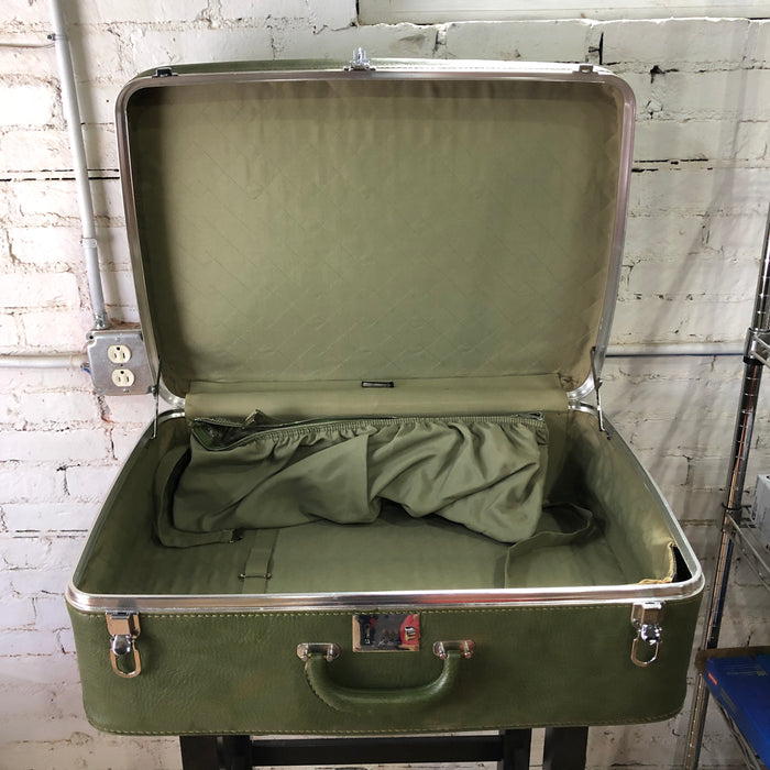 Green Vinyl Suitcase 2