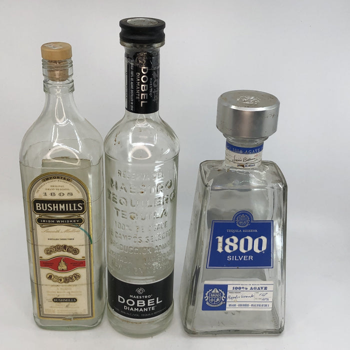 Glass Liquor Bottles
