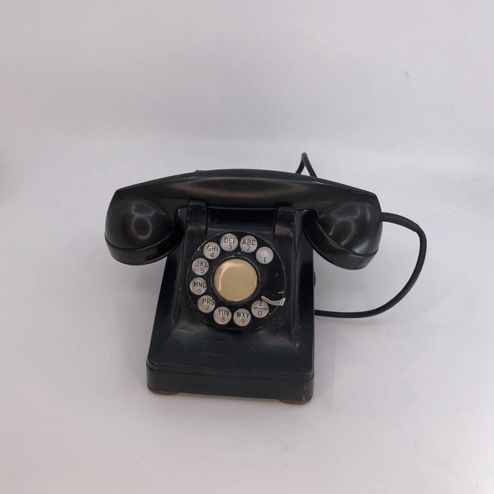 Black Rotary Telephone