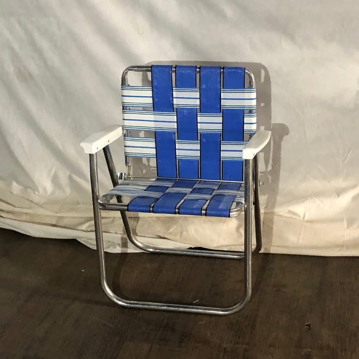 Blue Striped Beach Chair