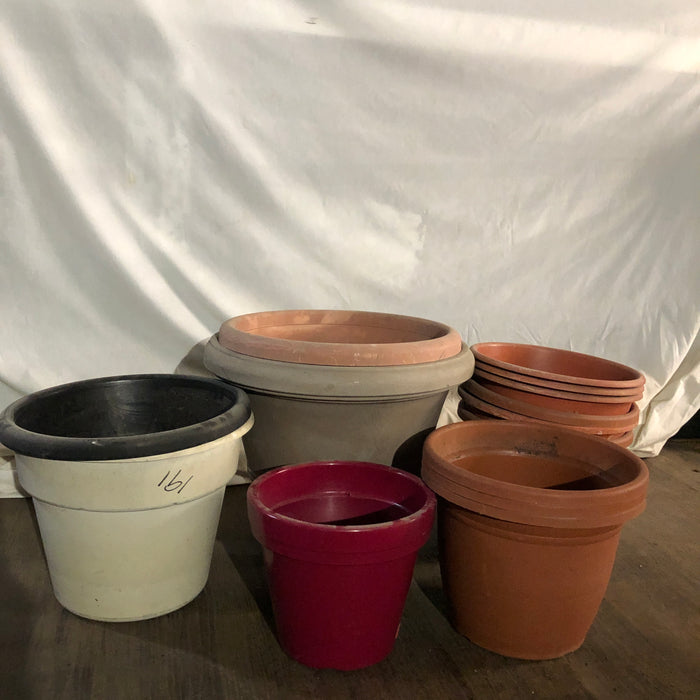 assortment of plant pot