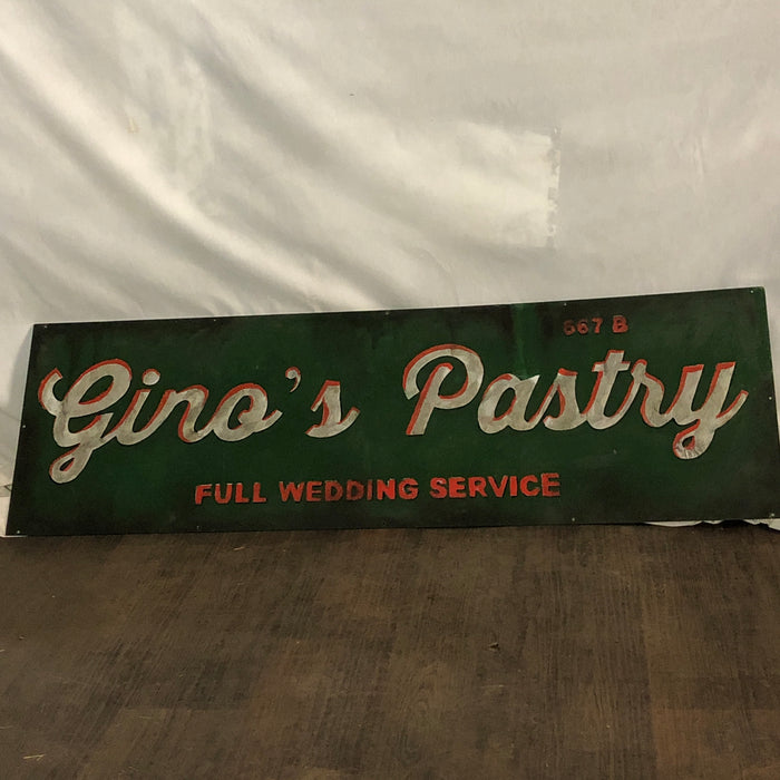 Gino's Pastry Sign