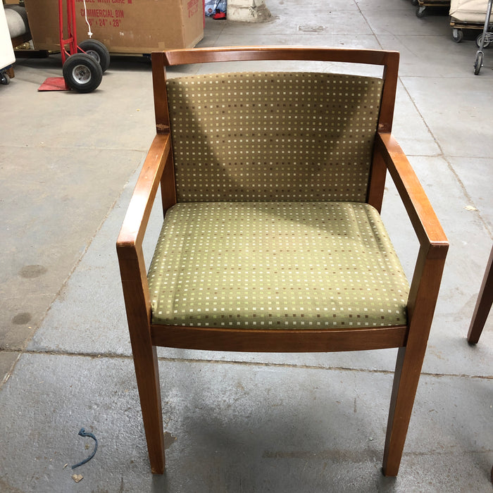 Green Chair Square Pattern