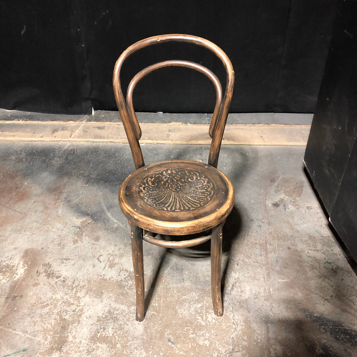 Brown Bentwood Chair - Seat Design