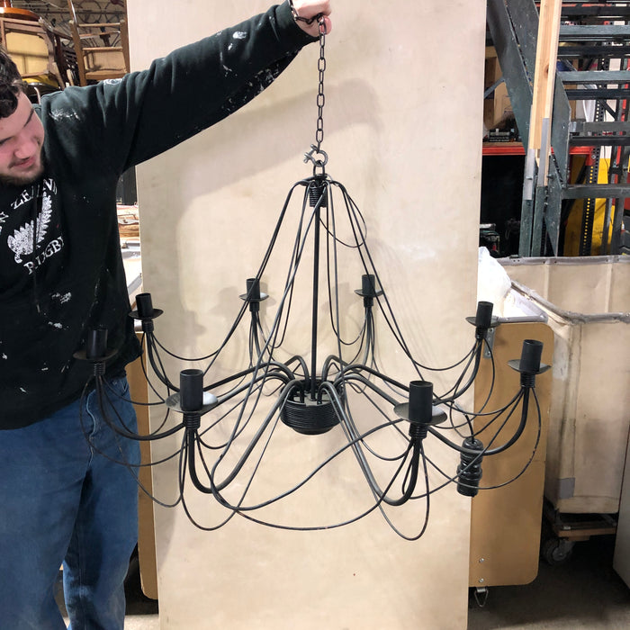 Large Black Chandelier