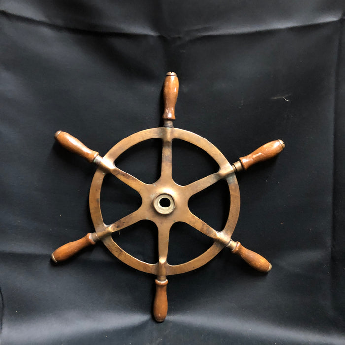 Small Wood/Metal Ship Wheel