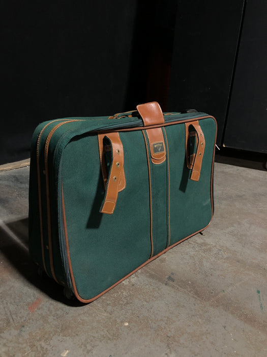 Green Strap Suitcase
