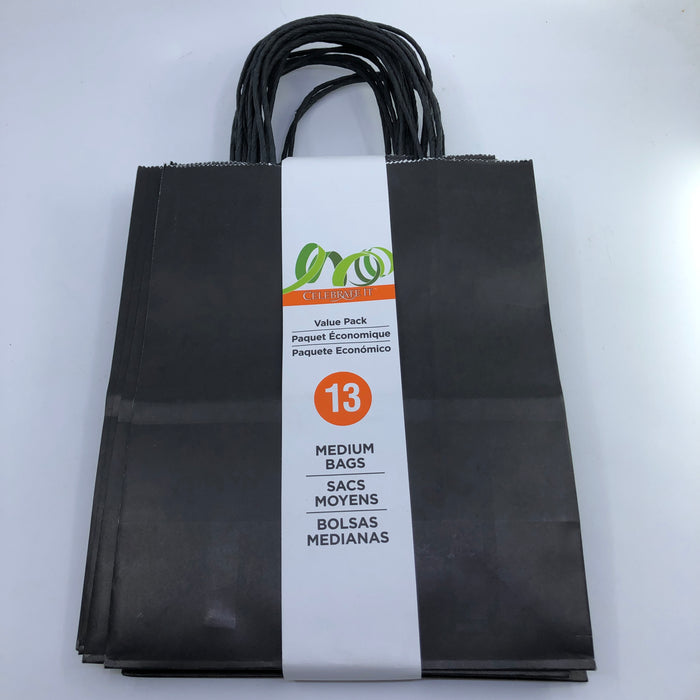 Black Medium Gift Bags