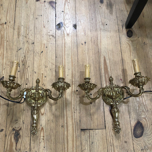 Ornate Two Candle Wall Sconce 2