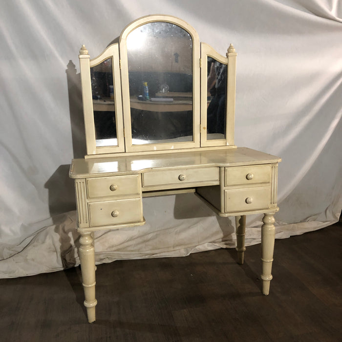 Rustic Vanity Table with Mirror