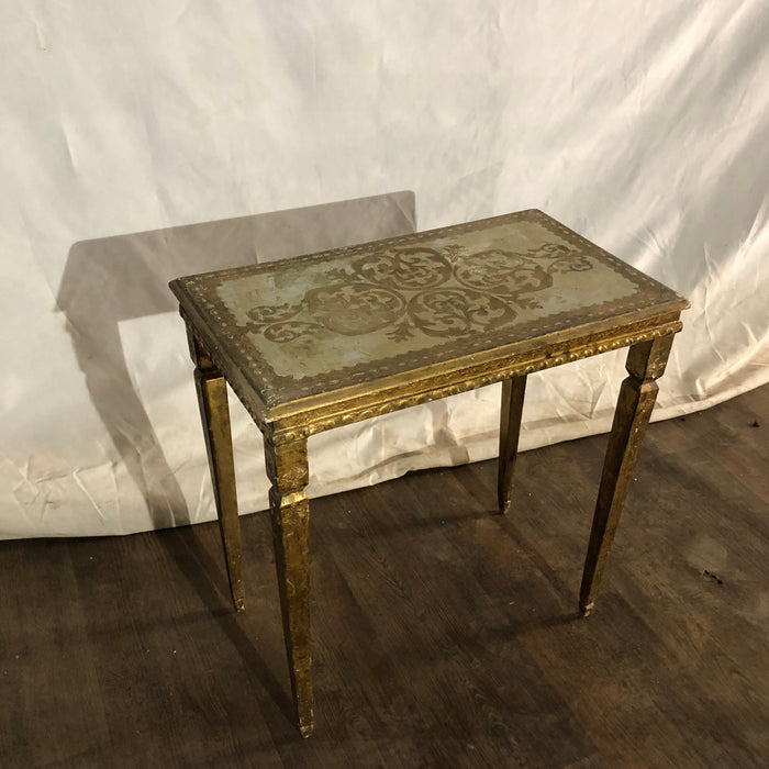 Small French Filigree Accent Table 