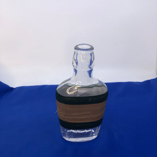 Small Glass Flask Liquor Bottle