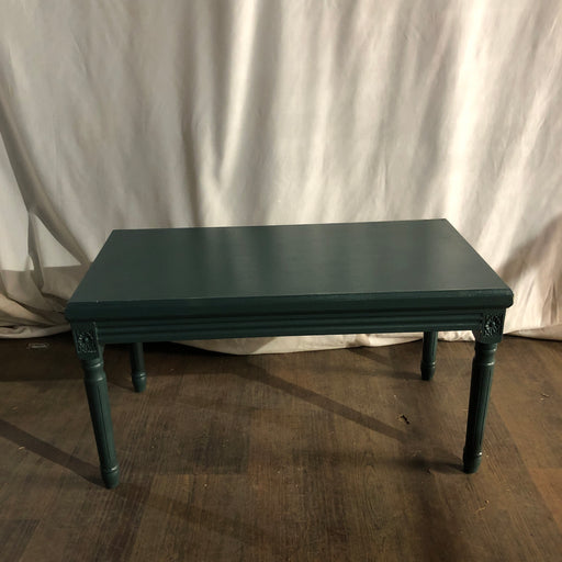 Small Green Wooden Bench