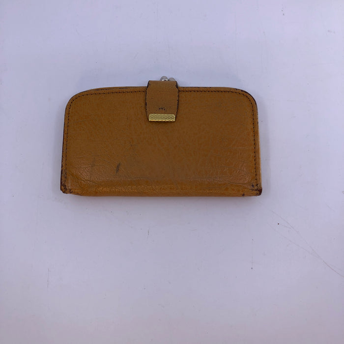 Tan Leather Change Purse/Wallet