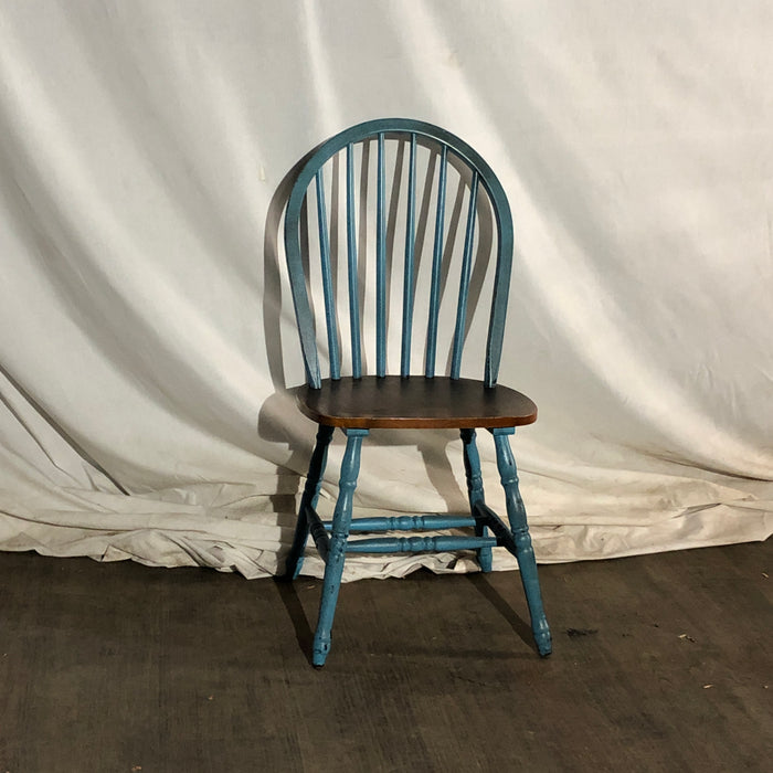 Turquoise Spindle Back Chair
