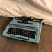 Blue Typewriter