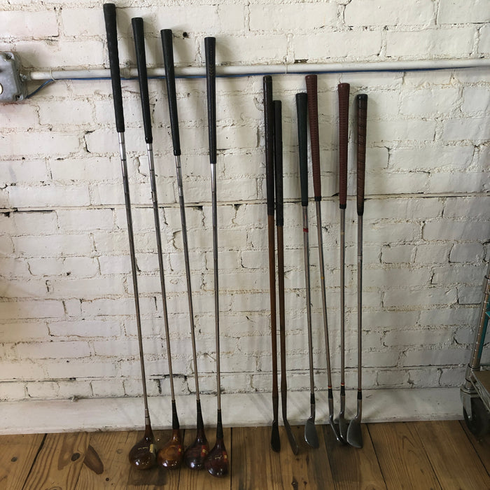 Vintage Assortment of 10 clubs