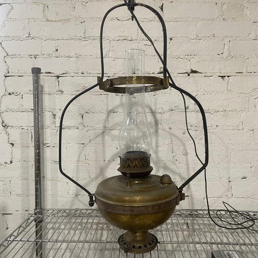 Vintage Brass Hanging Lamp