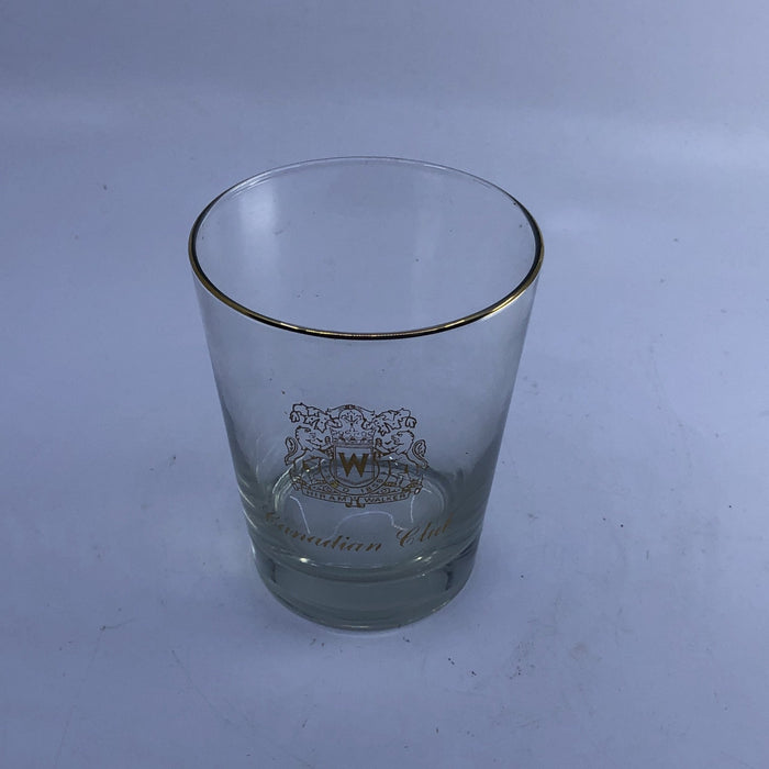 Vintage Canadian Club Rocks Glass