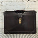 Vintage Dark Brown Leather Briefcase