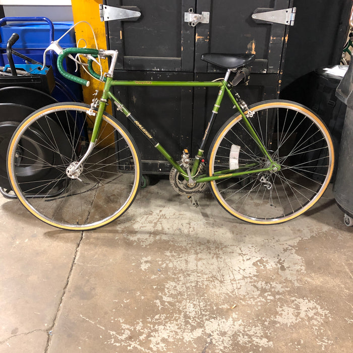 Vintage Raleigh Bicycle Green