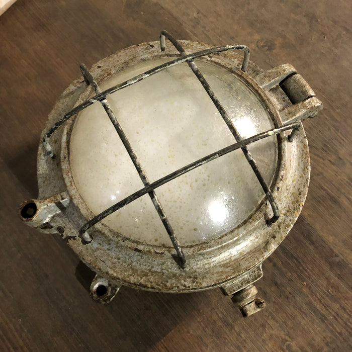 Vintage Round Cage Light