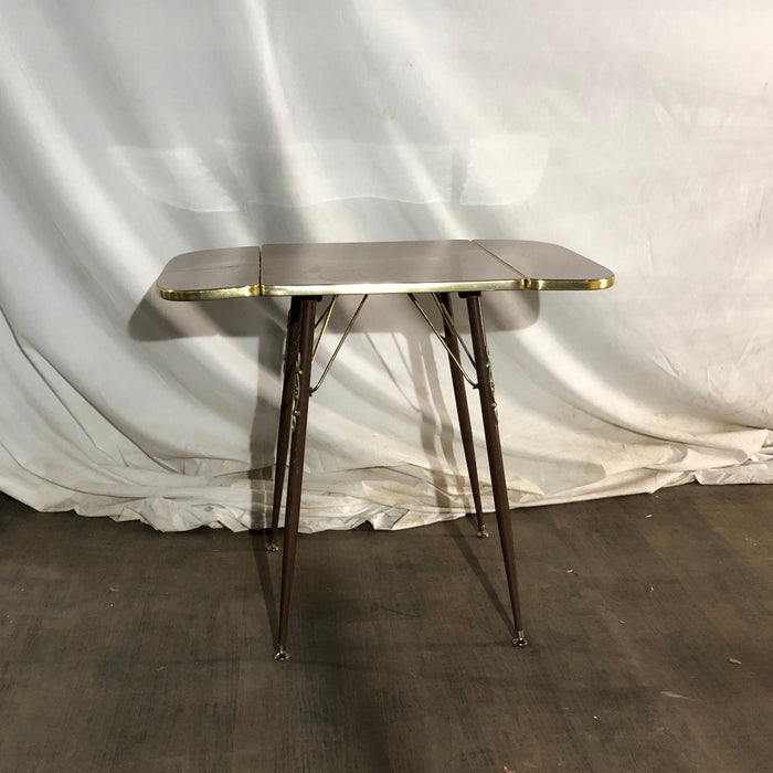 Vintage Small Metal Folding Table