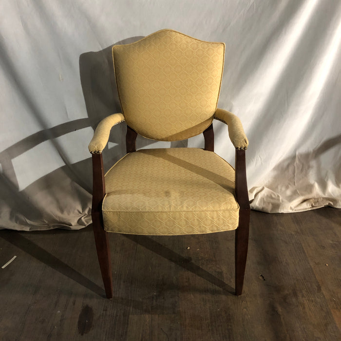 Wooden Yellow Chair